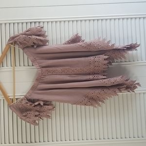 One the Land  off the shoulder Top